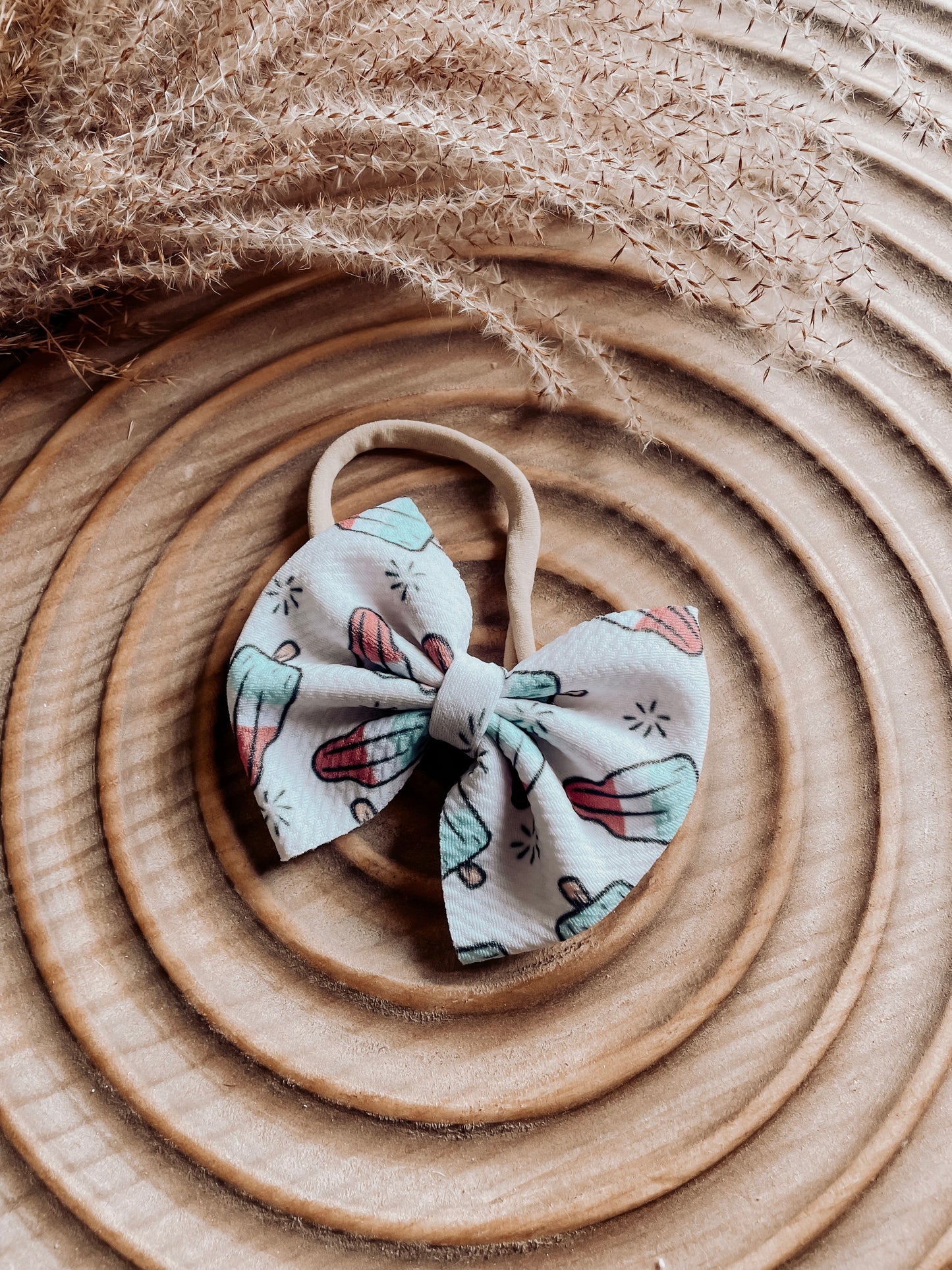 Ice Pop Bow Headband for Infants