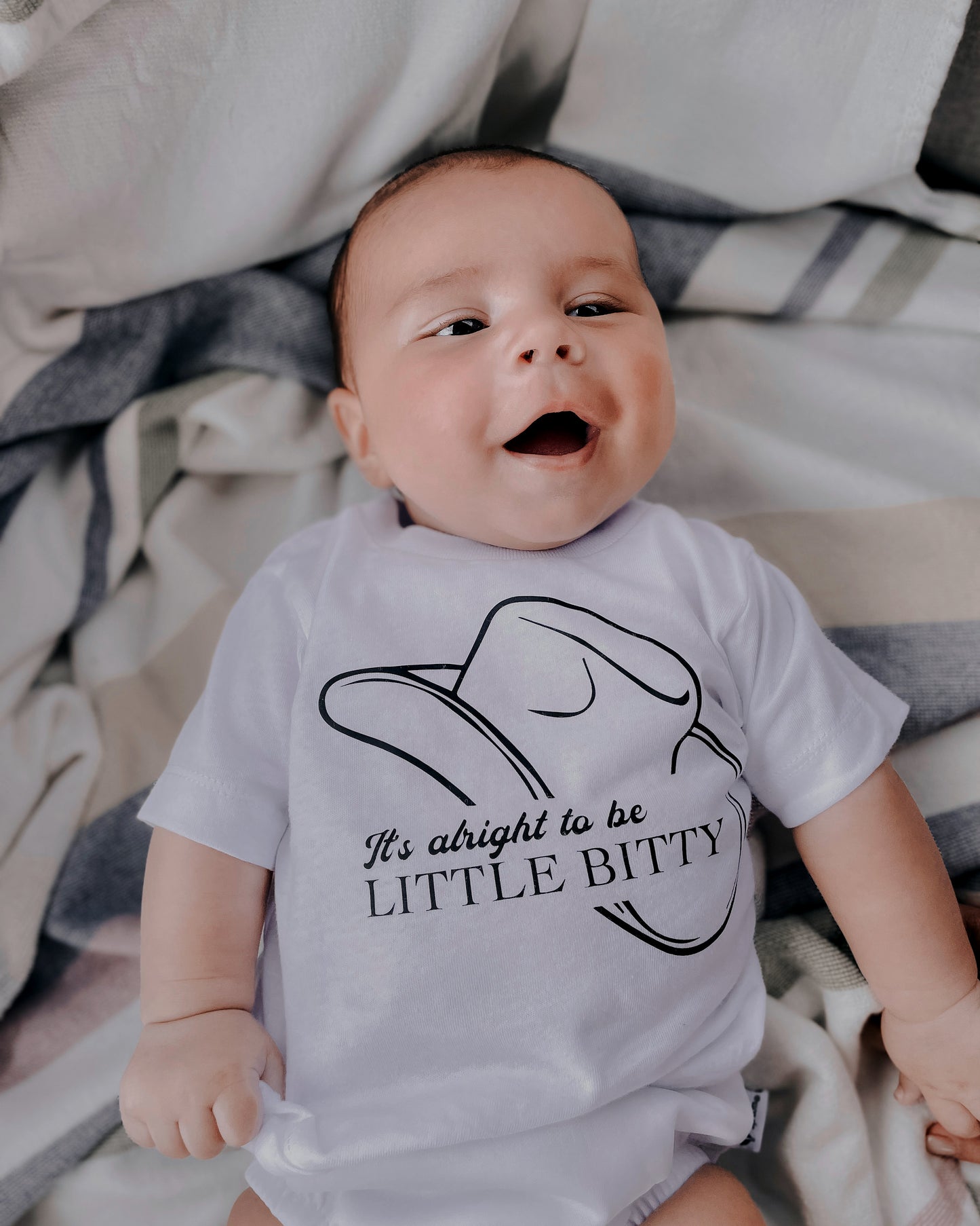 "It's Alright to be Little Bitty" Nostalgic T-Shirt for Infants