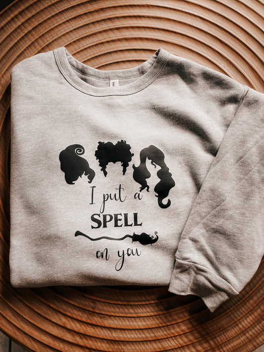 “I Put A Spell On You” Unisex Sweater for Adults